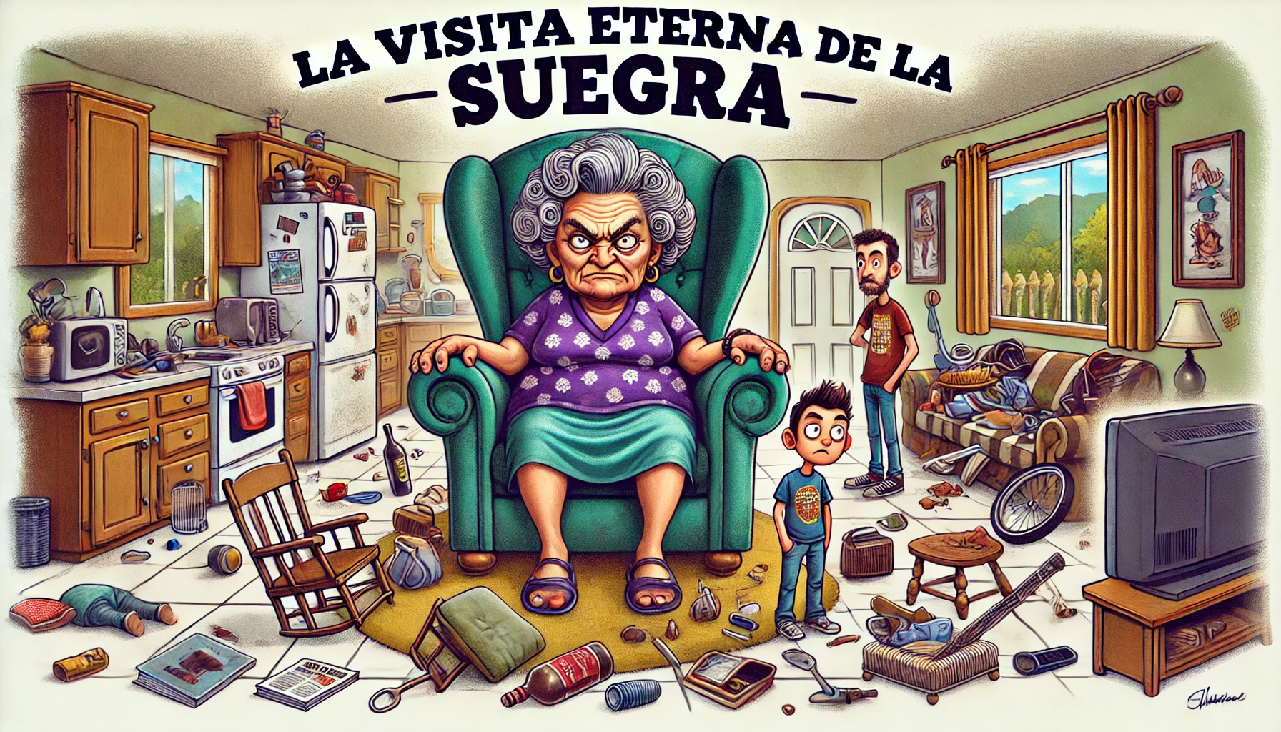 La visita eterna de la suegra